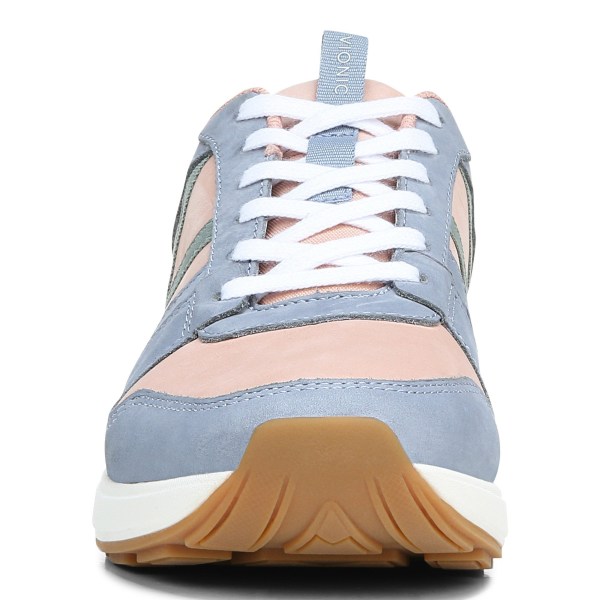 Vionic Trainers Ireland - Rechelle Sneaker Blue Pink - Womens Shoes Ireland | RQJLG-1497